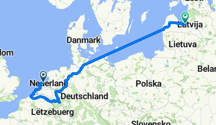 From Amsterdam to Hamburg