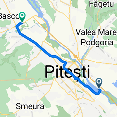 Autostrada București-Pitești, Ștefănești to Strada Serelor, Bascov
