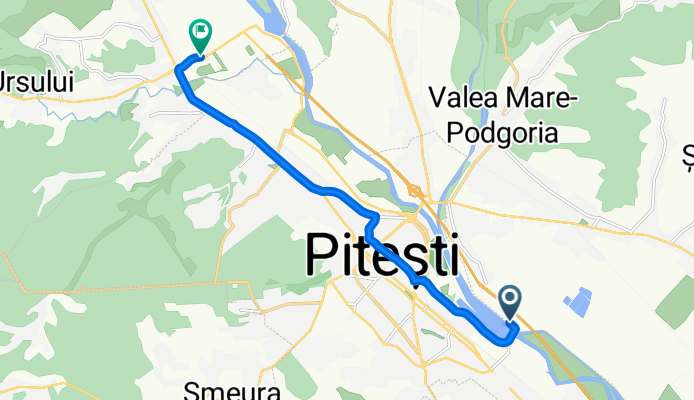 Autostrada București-Pitești, Ștefănești to Strada Serelor, Bascov