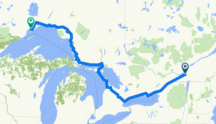 Von Montreal bis Toronto