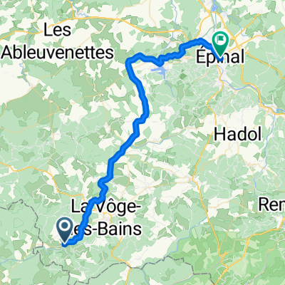 De Fontenoy-le-Château à Épinal