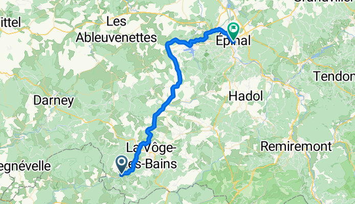 De Fontenoy-le-Château à Épinal
