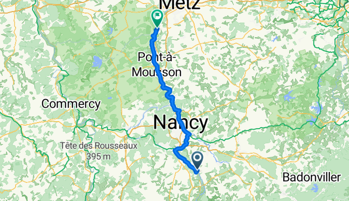 De Velle-sur-Moselle à Corny-sur-Moselle