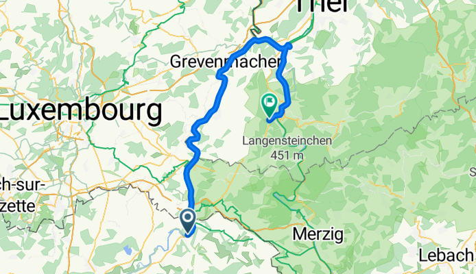 De Sierck-les-Bains à Saarburg