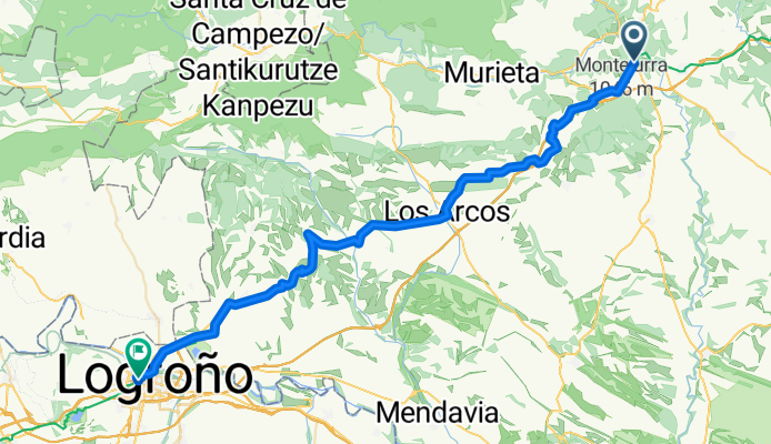 Calle Merkatondoa, Estella to Plaza del Alférez Provisional, Logroño