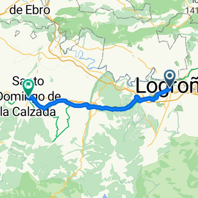 Plaza del Alférez Provisional, Logroño to Calle Hilario Pérez, Santo Domingo de la Calzada