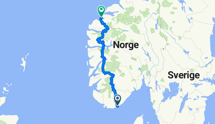 Fra Kristiansand til Nordkap