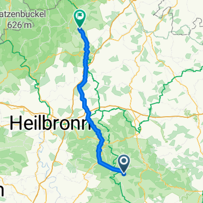 D4: Kaisersbach - Buchen in Odenwald
