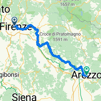 Von Florenz bis Arezzo