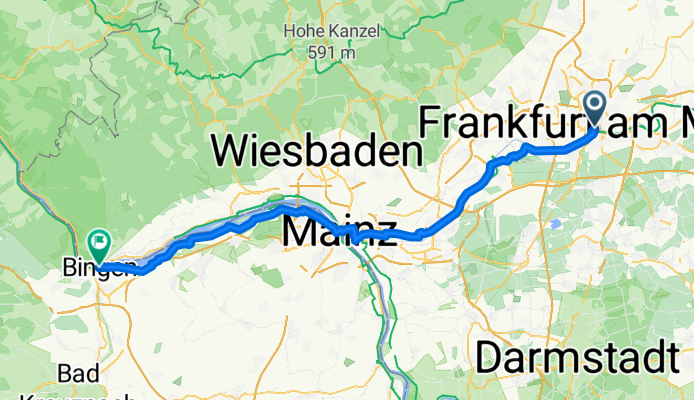 Frankfurt am Main - Bingen am Rhein