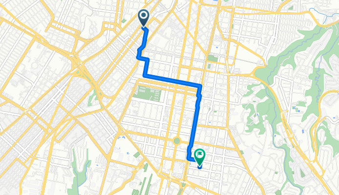 Ruta a Centrica Plaza