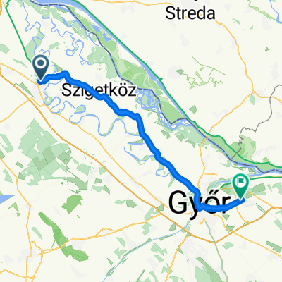 Mosonmagyaróvár nach Győr-Győrszentiván