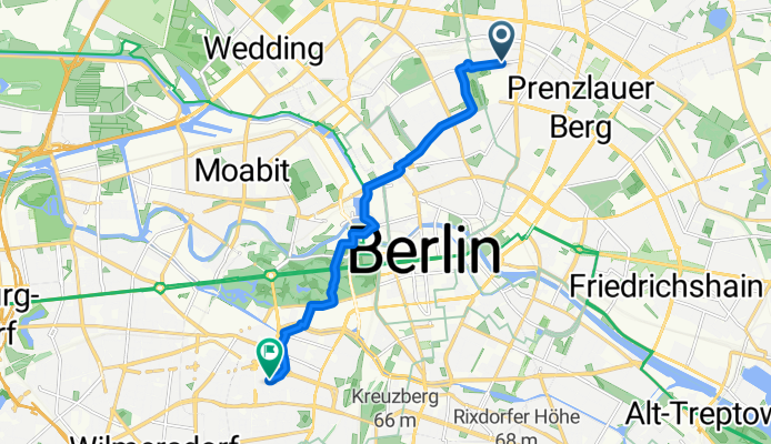 Rhinower Straße nach Motzstraße