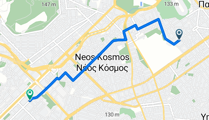 Έλληνος to Φρειδερίκου Σμιθ