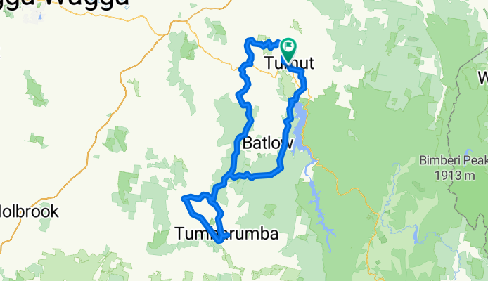 Route in Tumut