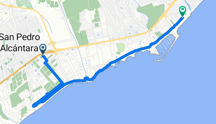 De Carretera de Cádiz a Paseo Alberto Vidiella Tudores