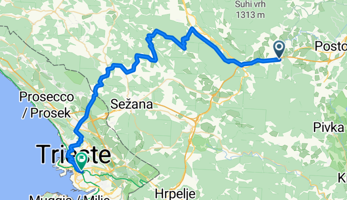 Postojna - Triest