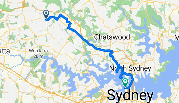 Beecroft Road to Barangaroo