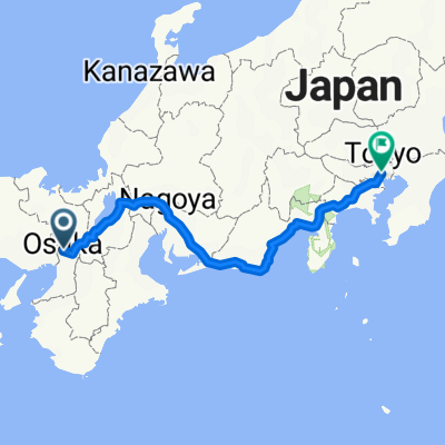 From Osaka to Tokyo