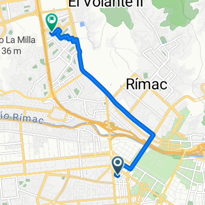 Ruta en Lima