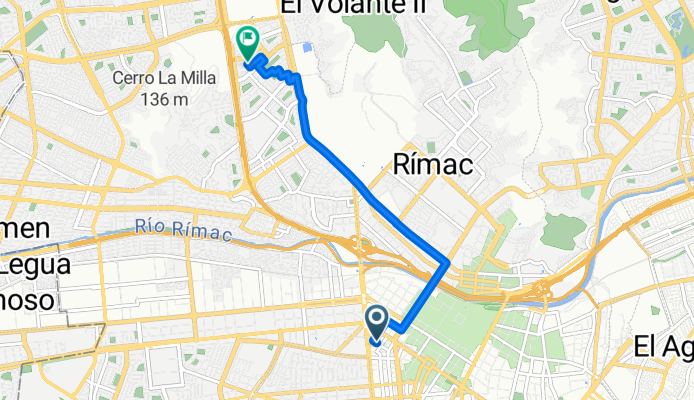 Ruta en Lima