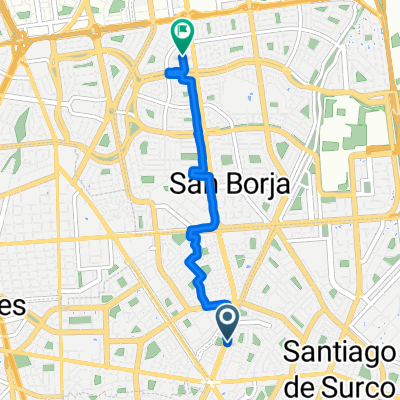 De Jirón Barlovento a Avenida de las Artes Norte