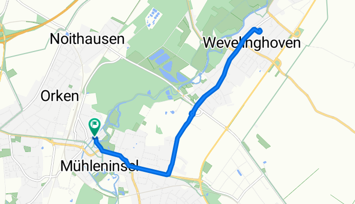 Gerberstraße, Grevenbroich nach Gerberstraße, Grevenbroich