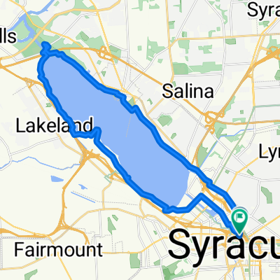 E Willow St, Syracuse to E Willow St, Syracuse