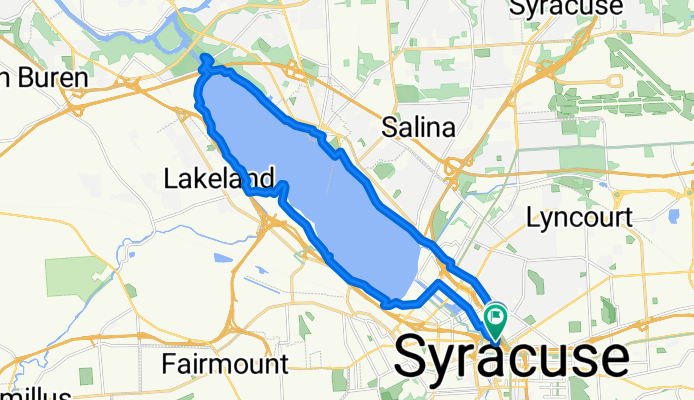 E Willow St, Syracuse to E Willow St, Syracuse