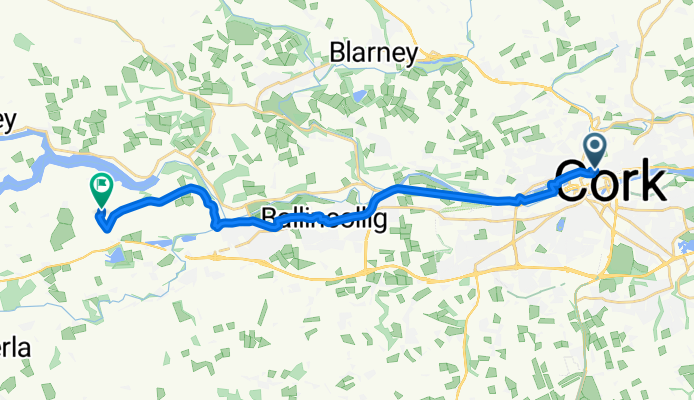 Route from Saint Patrick's Hill