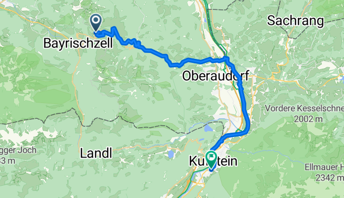 From Bayrischzell to Kiefersfelden