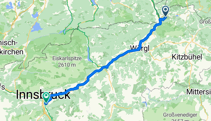 From Kiefersfelden to Innsbruck