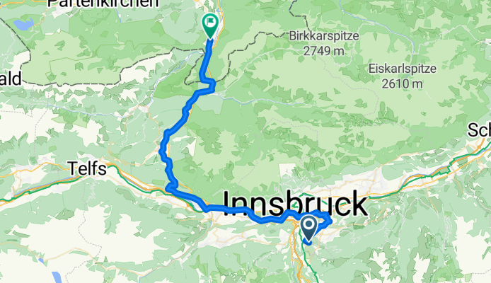 From Innsbruck to Mittenwald