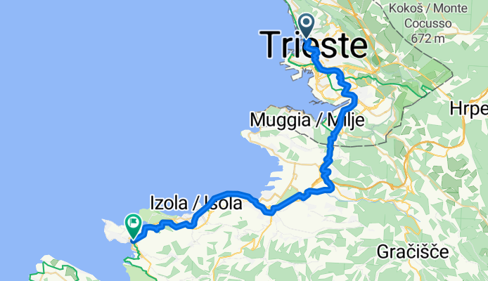 Trieste Piazza della Libertа nach Obala