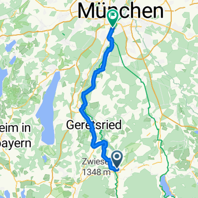 From Bad Tölz to Thalkirchen-Obersendling-Forstenried-Fürstenried-Solln