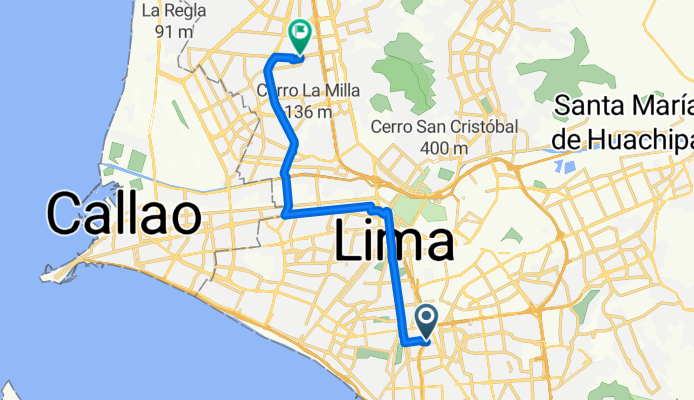 De Calle Alfz. Mariano Santos Mateos a Avenida Carlos Izaguirre 813b