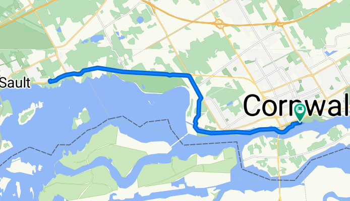 Day 59:  Cornwall Riverfront Trail - Cornwall, ON
