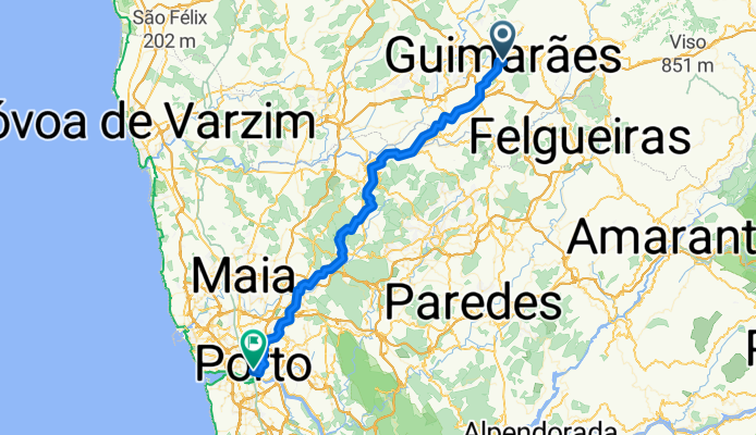 From Guimarães to Porto