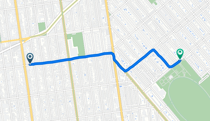 Quentin Rd/E St to East 33rd Street