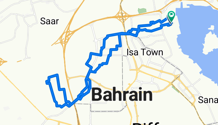 Road 1135, Manama to Road 1135, Manama