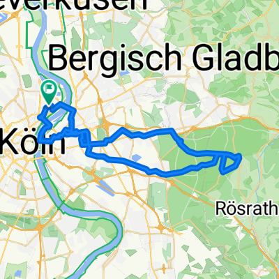 Köln-Riehl-Königsforst (44,64km)