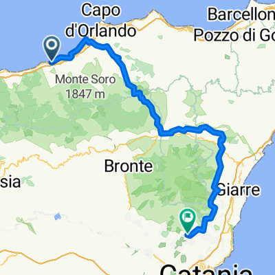 Via Umberto I, Acquedolci a Via Martiri D'ungheria, Nicolosi