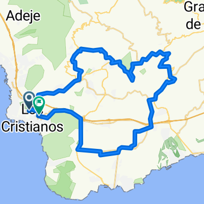 Calle de los Arenales, Arona nach Calle Hno Hmno Pedro de Bethencourt, Arona