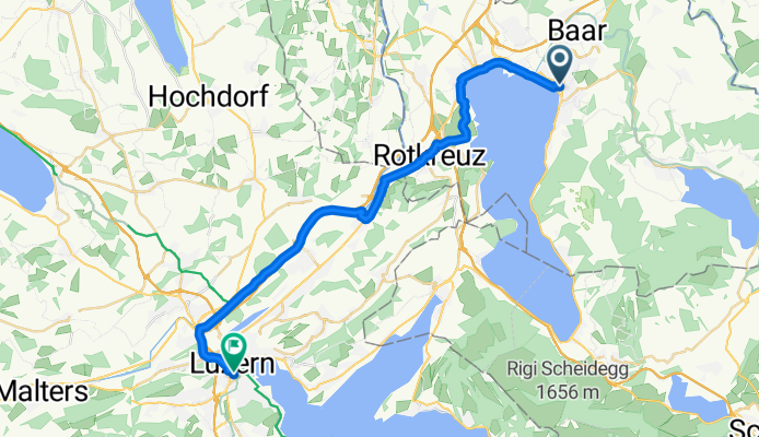 From Zug to Lucerne