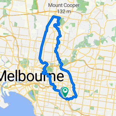 Carroll Cr, Glen Iris to Carroll Cr, Glen Iris