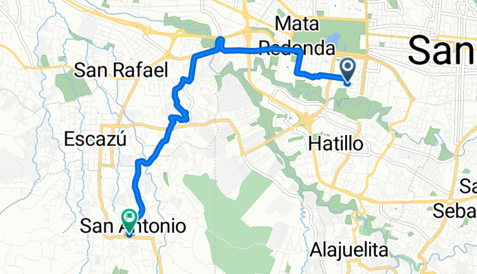 Calle 44, San José a Calle 122, San José