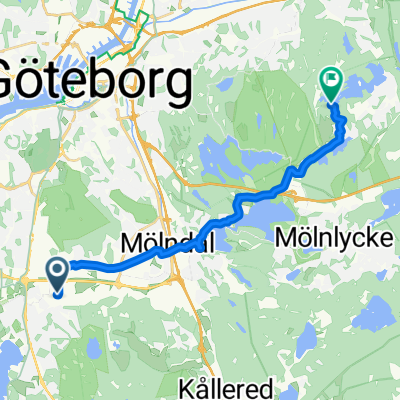 Route from Mölndal