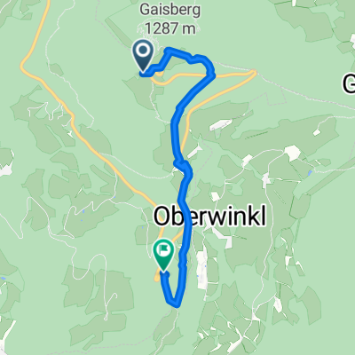 Gaisberg nach Gaisberg Rauchenbühelkehre