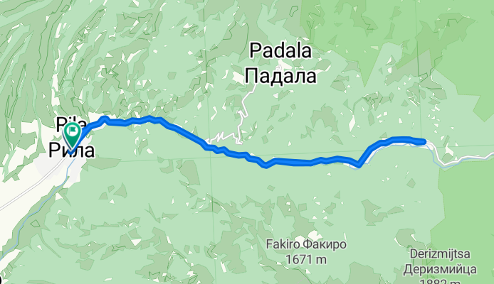 Юрий Гагарин, Rila to Еделвайс, Rila