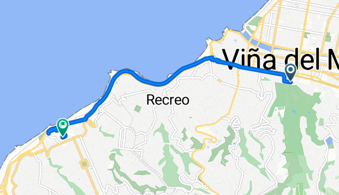 Montaña, Viña del Mar a Patio Central, Valparaíso